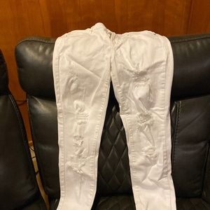 White jeans
